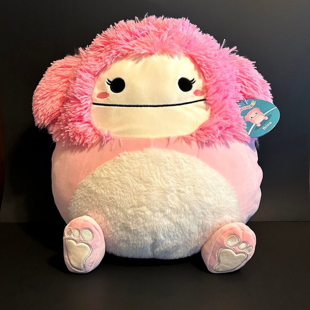 Brand New w/ Tags Original Squishmallow "Brina the Bigfoot" 16" Plush-MINT Cond!